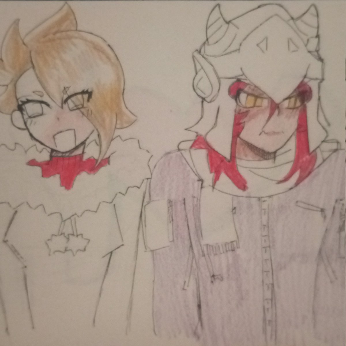 pawkr669's tweet photo. Drawing in school, no finished never https://t.co/YKKQ9cc9av
