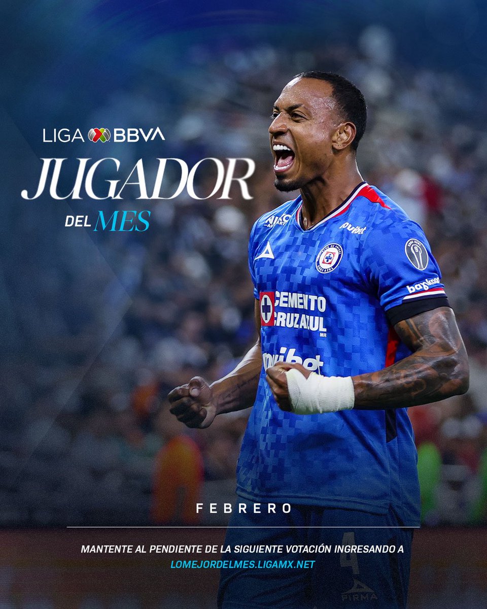 ¡Tremenda muralla la que tiene <a href="/CruzAzul/">CRUZ AZUL</a> en defensa! 🧱

Willer Ditta fue parte importante para que La Máquina no conociera la derrota en febrero, y con sus votos lo hicieron el #JugadorDelMes. 💙👊🏼

#LaLigaDeLaAfición | #ConMéxicoC26