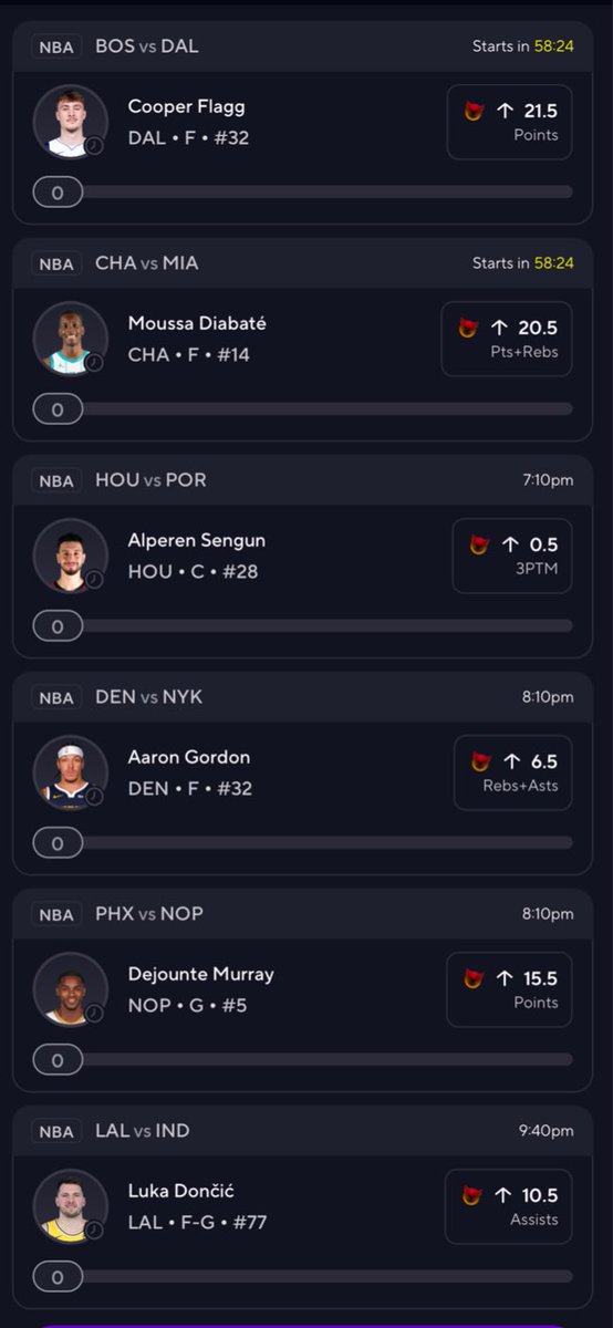 DomHitzz's tweet photo. Who sells this????
⬇️⬇️⬇️ 
#prizepicks #nba #SportsBettingX #Nuggets #Hornets #Rockets 
https://t.co/YK0yYsvmtV https://t.co/GbIGTUw0Nz