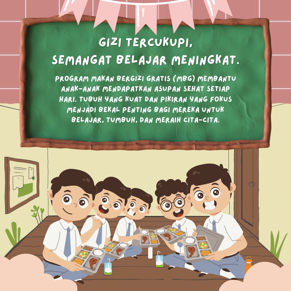 _emaskalteng's tweet photo. Gizi lengkap bikin tumbuh kembang makin mantap. Mari bangun generasi kuat! #MakanBergiziGratis #InfoGizi https://t.co/Isuw3H1hfh