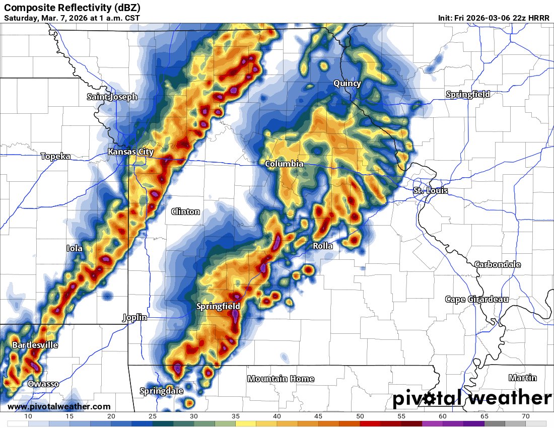 slothwx's tweet image. Severe storms tonight are pretty much a lock at this point. Two rounds and all hazards are on the table. Expect a tornado watch to be issued in a few hours. #repmo #SGF #nixa #ozark #willard #rogersville #fairGrove #mountVernon #mowx