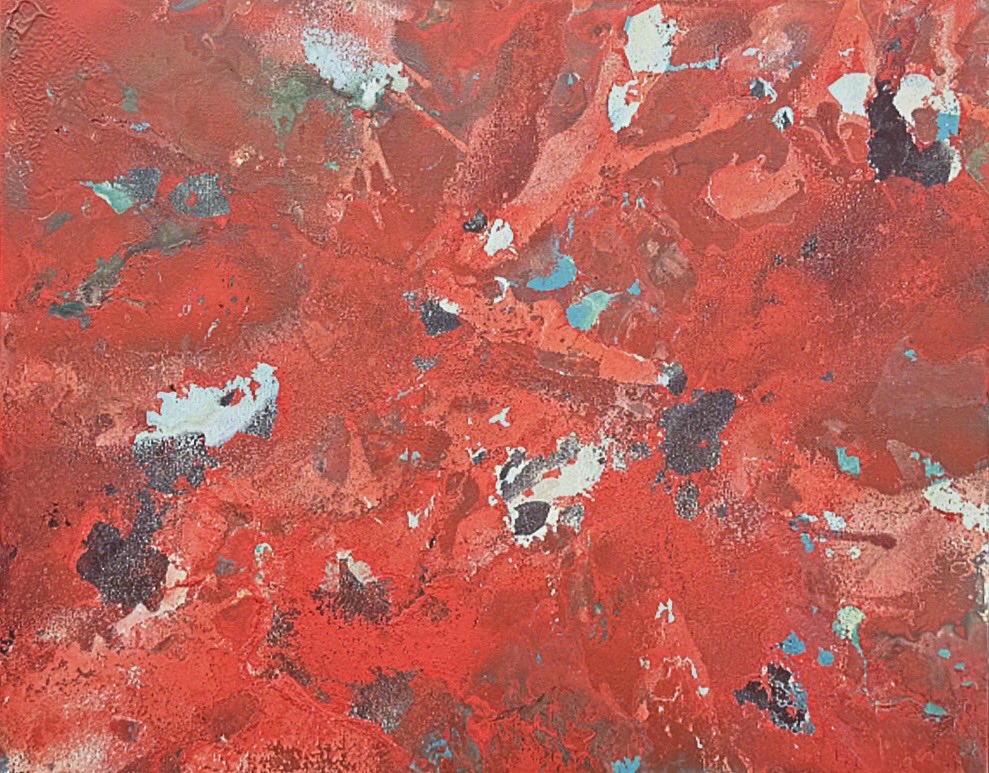 ErickSandlin's tweet photo. Left Unsaid | 24x30” | Spray Paint on Canvas https://t.co/OYQT0ad8FS