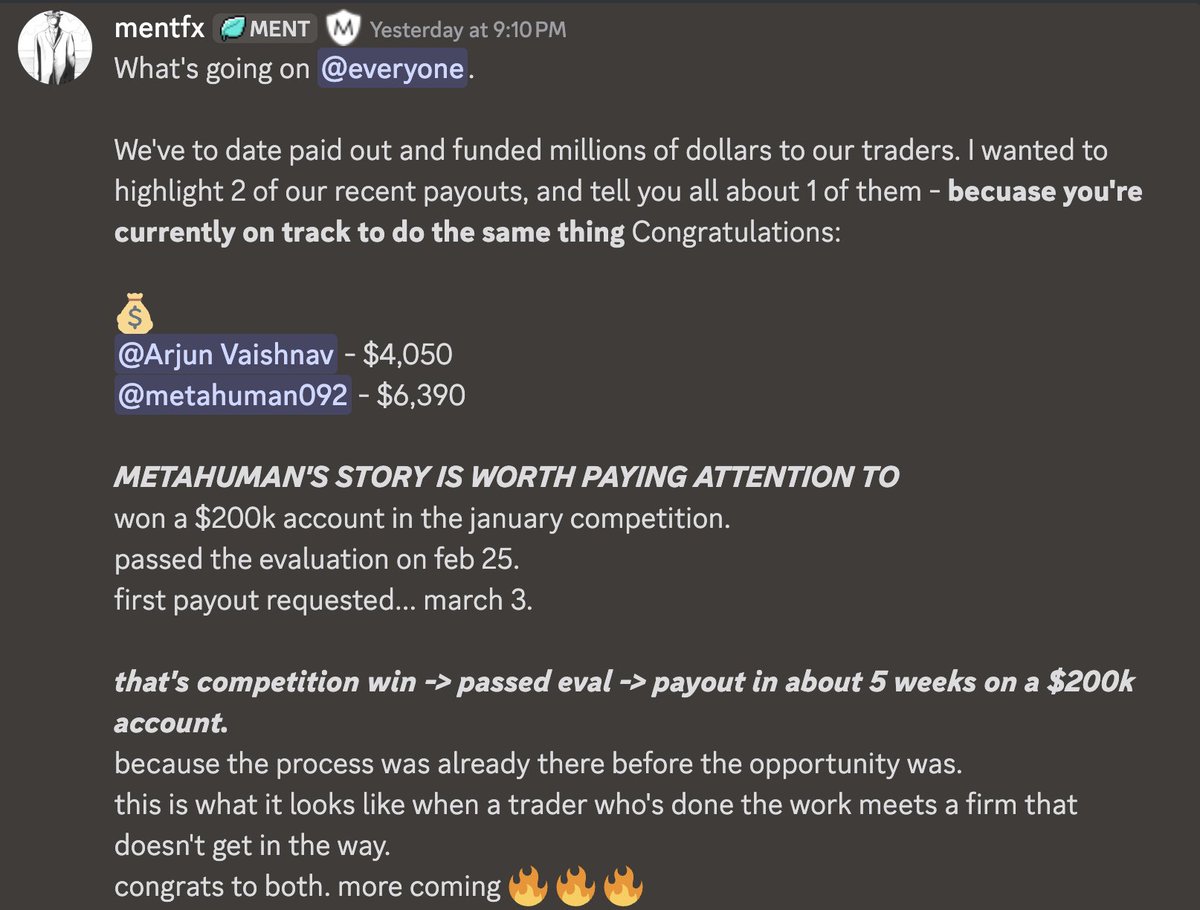 Ment Funding tweet media