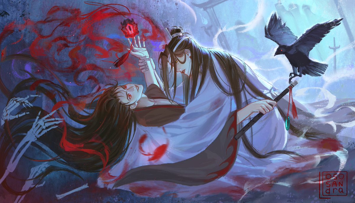 lososandraA's tweet photo. Люблю этот старый арт 💔
#mdzs #WangXian https://t.co/DrFKcJy72Z