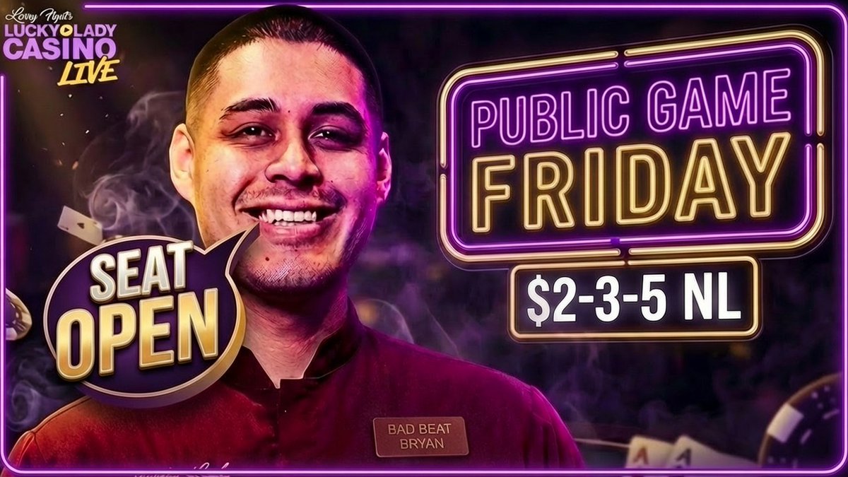 🚨TONIGHT🚨
<a href="/LarryFlyntsLL/">Larry Flynt's Lucky Lady Casino</a> 

Come play LIVE &amp; on the FLOOR‼️

GAMES:
🎥$2-3-5 NL (200-800)🎥
✅$2-3 NL (100-500)
✅$5 DBPLOBP💣 <a href="/Hanascorsese/">🇦🇲HanaScorsese💜🎥🎞️🇦🇲</a>👑

ALL PLAYERS ENJOY:
🍔FREE FOOD🍔
💸CRAZY ACTION💸
🤑CHANCE @ JACKPOT🤑

Why would you play anywhere else?

Sign up NOW on Poker Atlas!