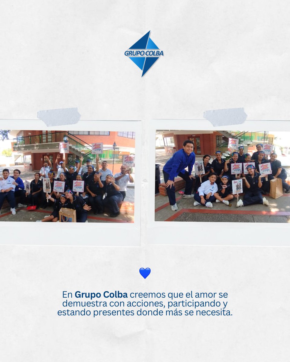 grupocolba's tweet photo. Cuando el servicio nace del corazón, el impacto es real. 💙

En Grupo Colba creemos en acciones que construyen bienestar y fortalecen comunidad.

Así vivimos nuestra PASIÓN POR EL SERVICIO.

#GrupoColba #AmorConAmorSePaga #CompromisoSocial https://t.co/QNvZmB5guV
