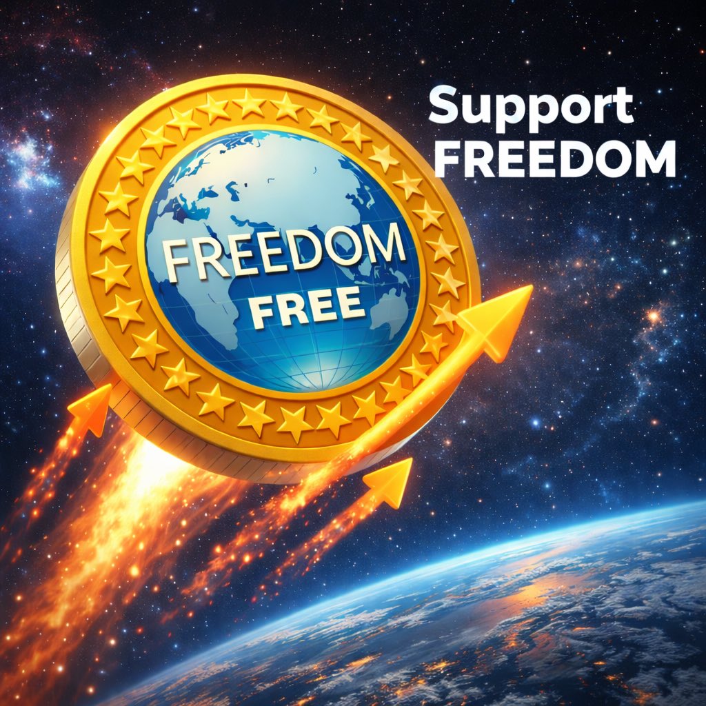 Hello friends!
Let us continue to support Freedom and believe in its future. Together as a community, we can make Freedom stronger and reach new heights. 🚀

The journey is not over the best is yet to come. Freedom for all. freedom-coin.com 
SUPPORT $FREE #CryptoCommunity