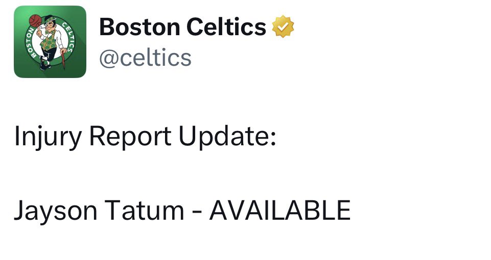 no context celtics tweet media