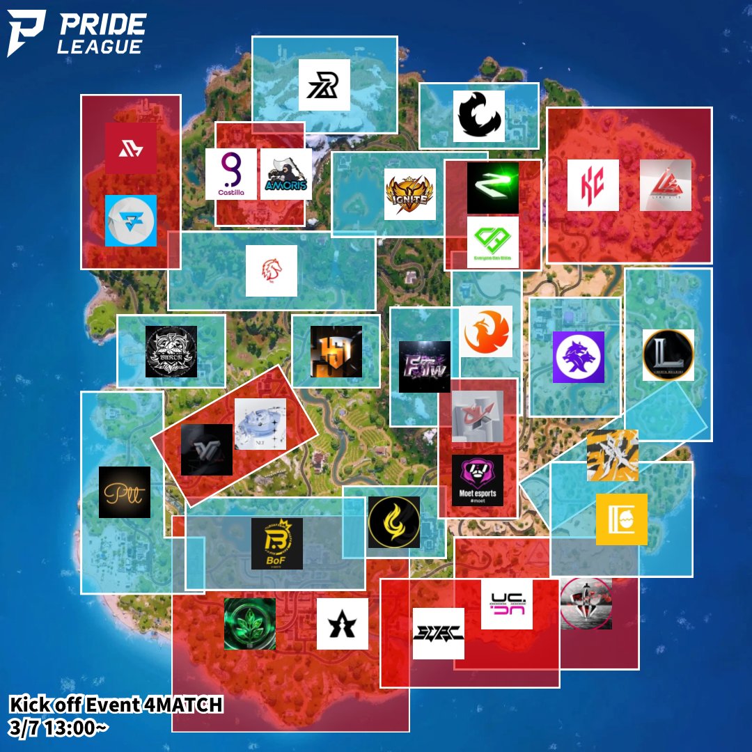 PRIDE LEAGUE2026 INFO-フォートナイトチーム対抗戦- tweet media