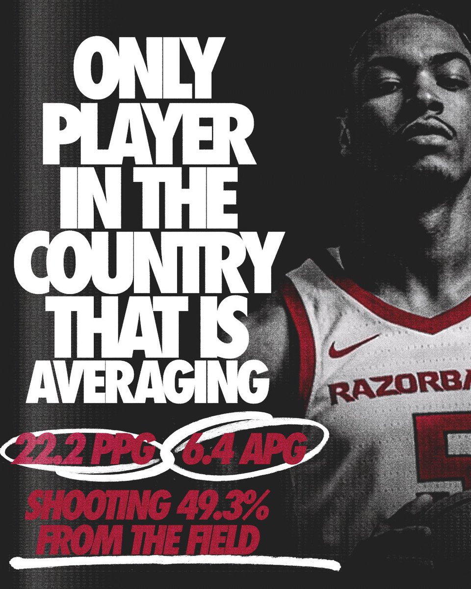 Arkansas Razorbacks Men’s Basketball 🐗 tweet media