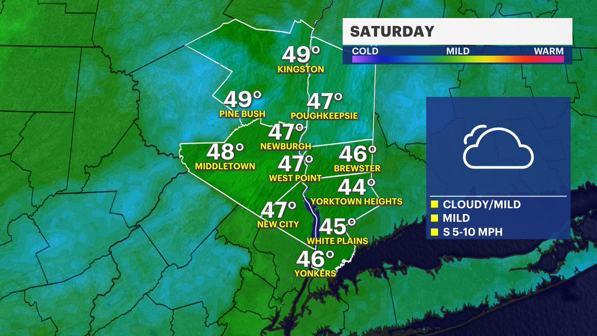 MichelePowersWx's tweet photo. ☁️A gray, gloomy &amp; foggy start to the weekend.  After the rain late Saturday - temperatures really warm up! 
#thinkspring @News12WC @News12HV 
➡️https://t.co/NZbyGlnmN7
#news12 #weekendweather @AlexCalamiaWx @CubitWx https://t.co/PQcepOGtWr