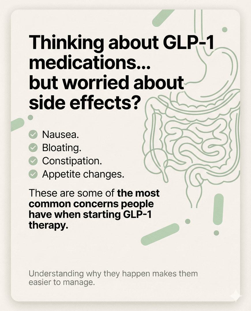 casadesante's tweet image. GLP-1 medications often change digestion because they slow gastric emptying and alter gut signaling.
That’s why nausea, bloating, and constipation can happen early on.
Gentle nutrition support can help.
Explore GLP-1 digestive support → casadesante.com
#GLP1Support #GLP1