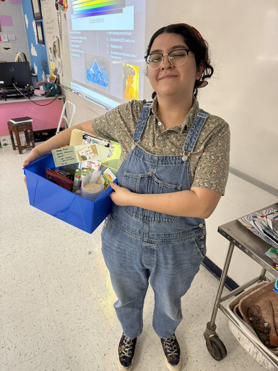 IMarmolejo_SRMS's tweet photo. Congratulations to Ms. Arizpe and Ms. Garcia on winning our poetry contest for Read Across America Week! Teachers’ poems had to express a love of reading- that’s it! 💙💛📚 https://t.co/1XvcUJAJ2F