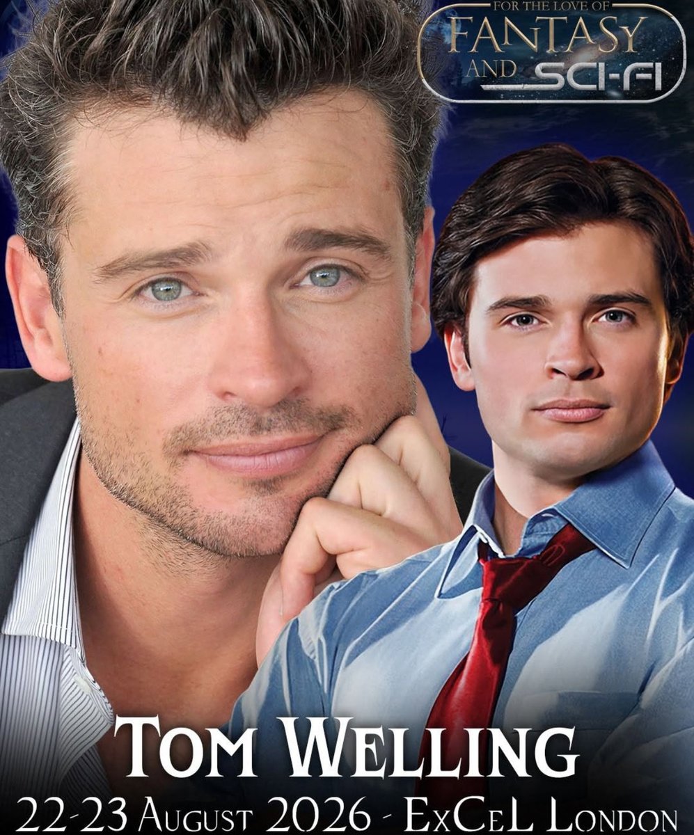 Tom Welling Est le nouveau guest de la <a href="/ftlofsf/">For The Love Of Fantasy and Sci-Fi</a> prévue le 22 et 23 Août 2026 à Londres 

Tom Welling is the new guest of the <a href="/ftlofsf/">For The Love Of Fantasy and Sci-Fi</a> scheduled for August 22 and 23, 2026 in London #smallville
