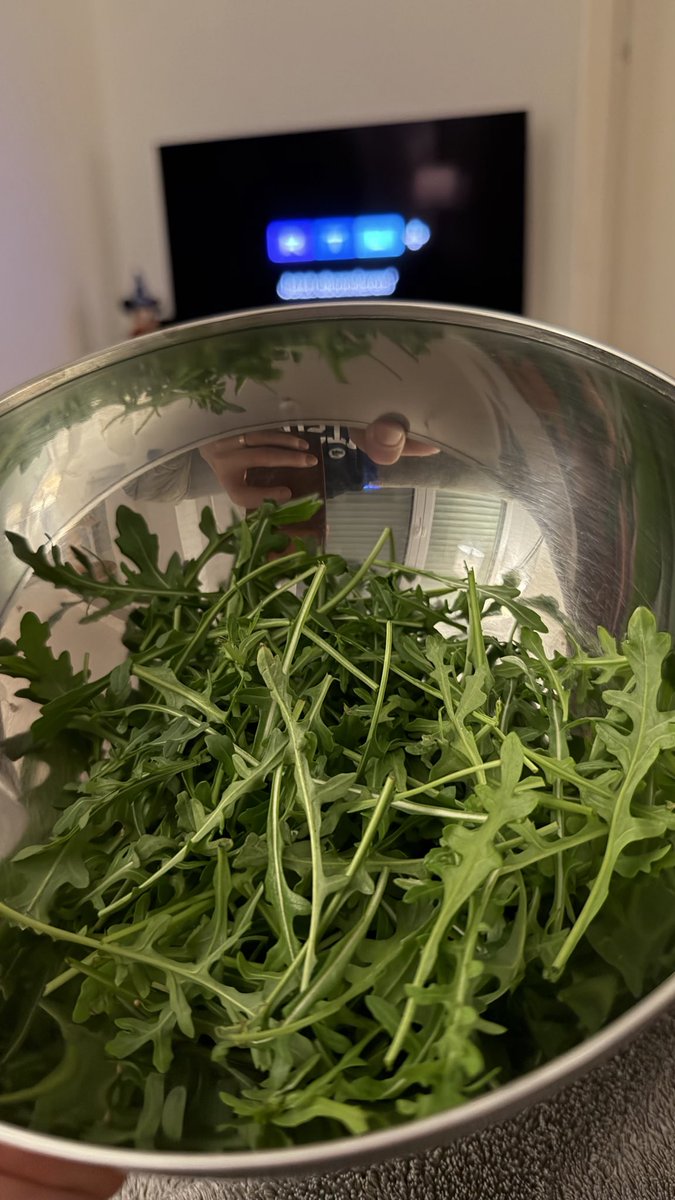 Wer isst auch zuviele Chips?

Ich, der jetzt entschieden hat bis Silvester keine Kartoffelchips mehr zu snacken 

Rucola eignet sich extrem gut als Alternative 😋
#LetsDance