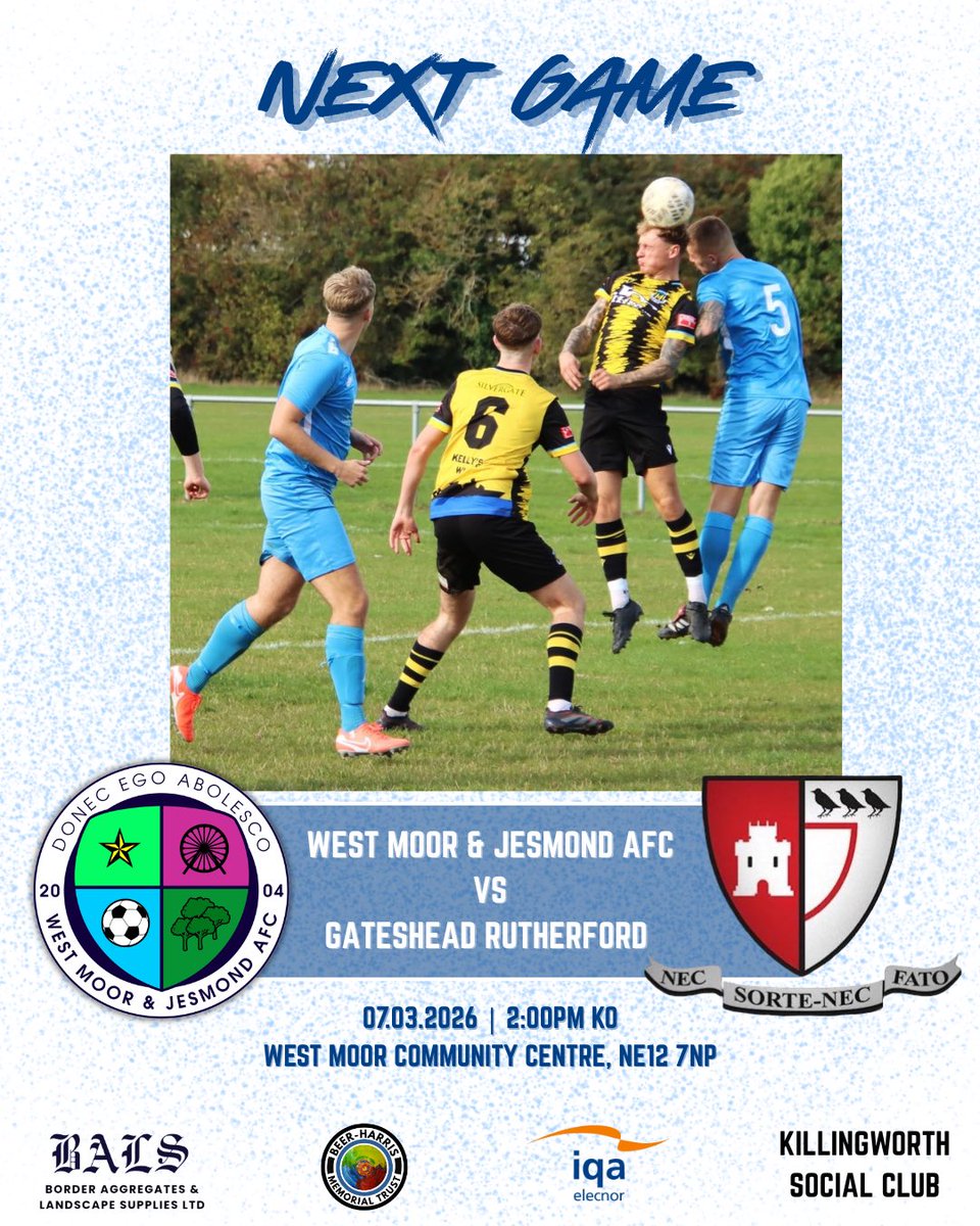 West Moor & Jesmond AFC tweet media