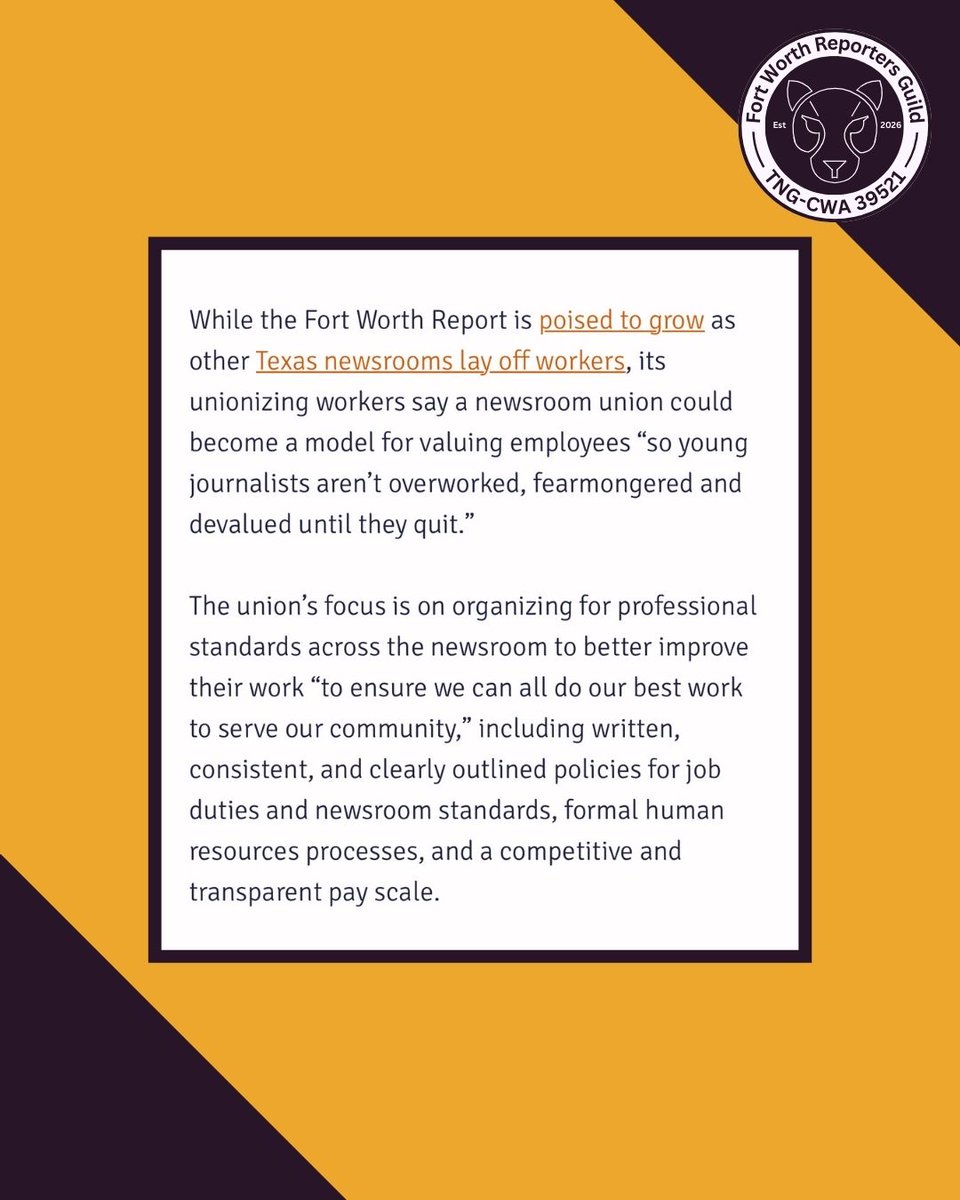 Fort Worth Reporters Guild tweet media