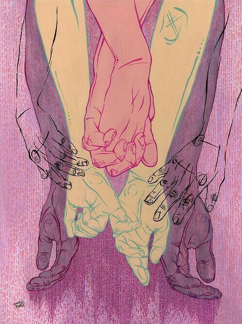 "Staying is a choice, holding on is a promise."