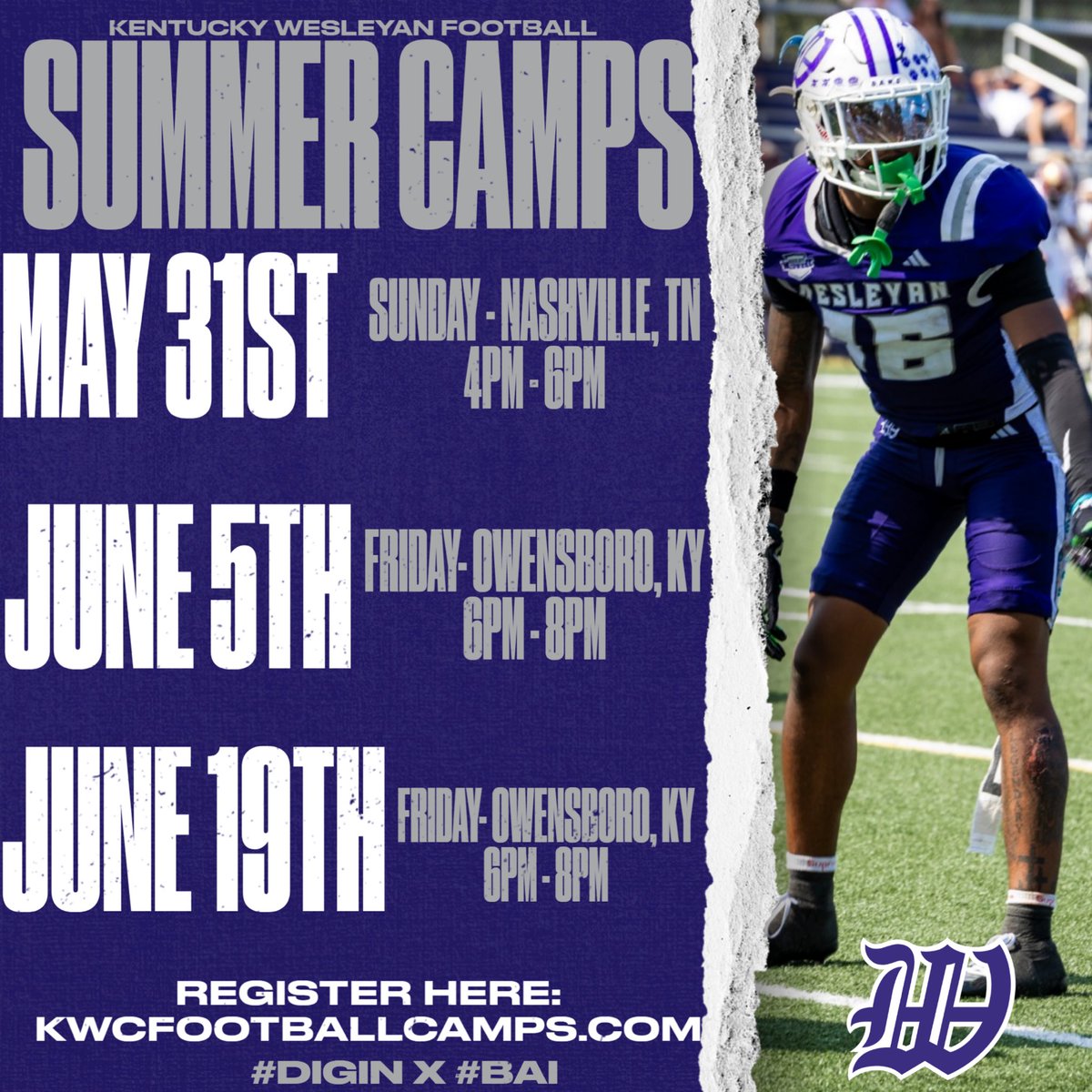CoachRJWilson55's tweet image. Camp SZN approaching! Start locking in your spot now.. High Energy &amp;amp; a ton of Reps!! Let’s Go!! 

kwcfootballcamps.com

#DIGIN