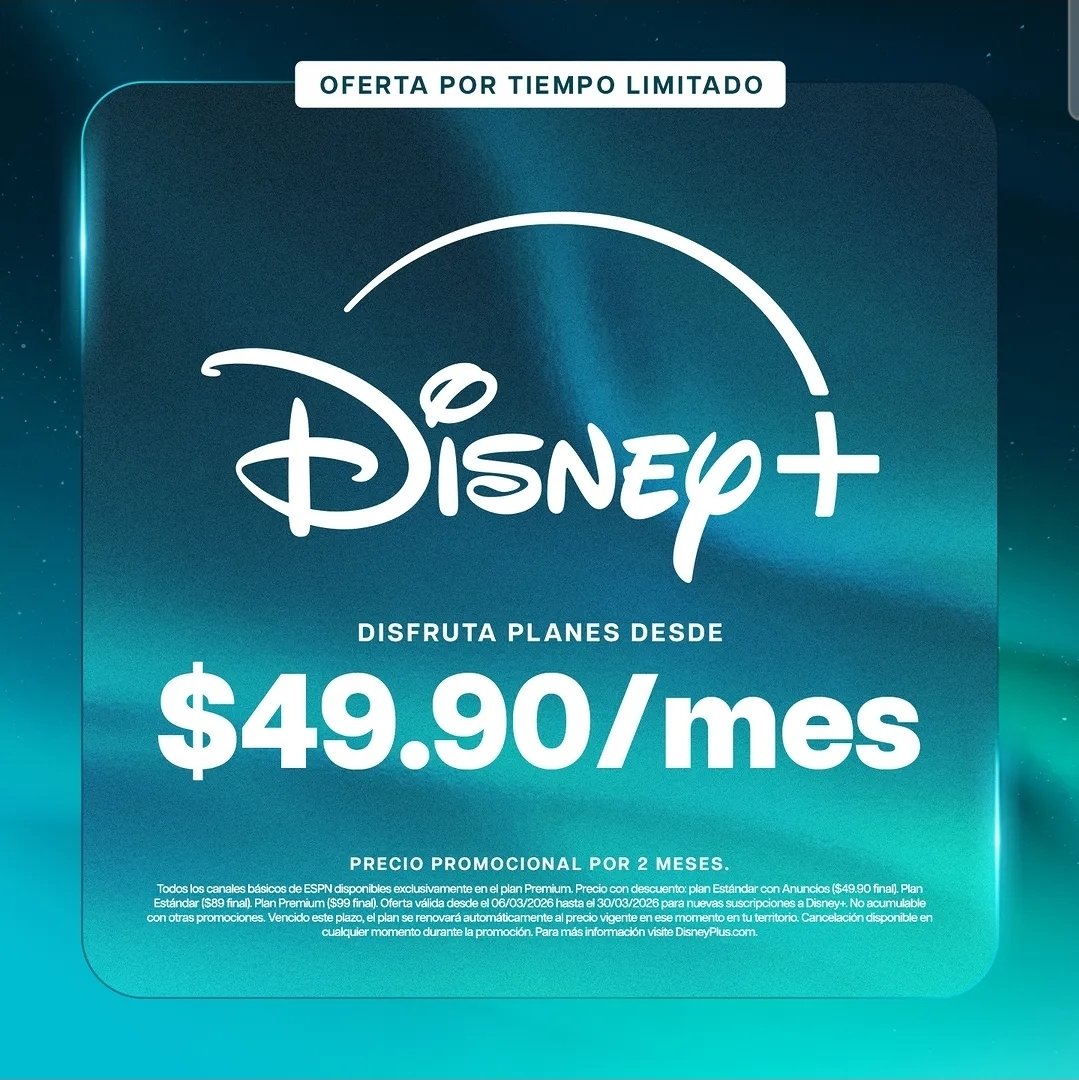 ¡PROMOCIÓN EN DISNEY PLUS! Disney+ tiene una promoción por tiempo ...