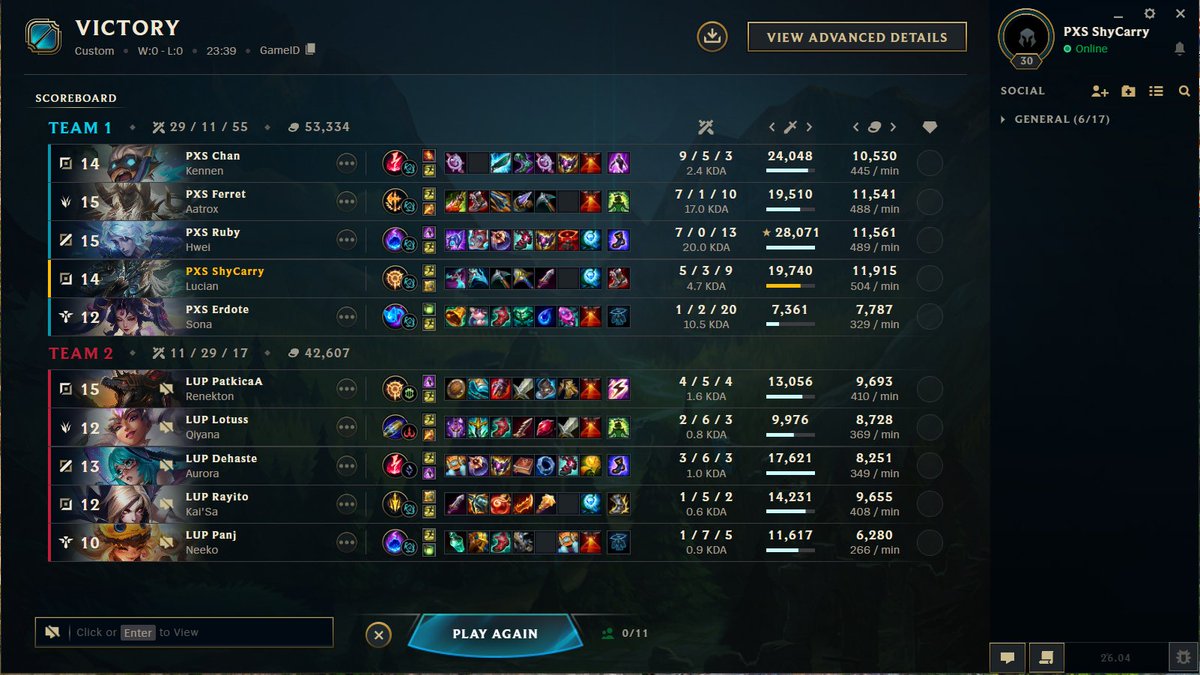 PXS Shy Carry tweet media