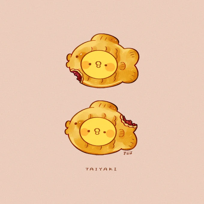 たい焼きなひよこ #きみピヨ