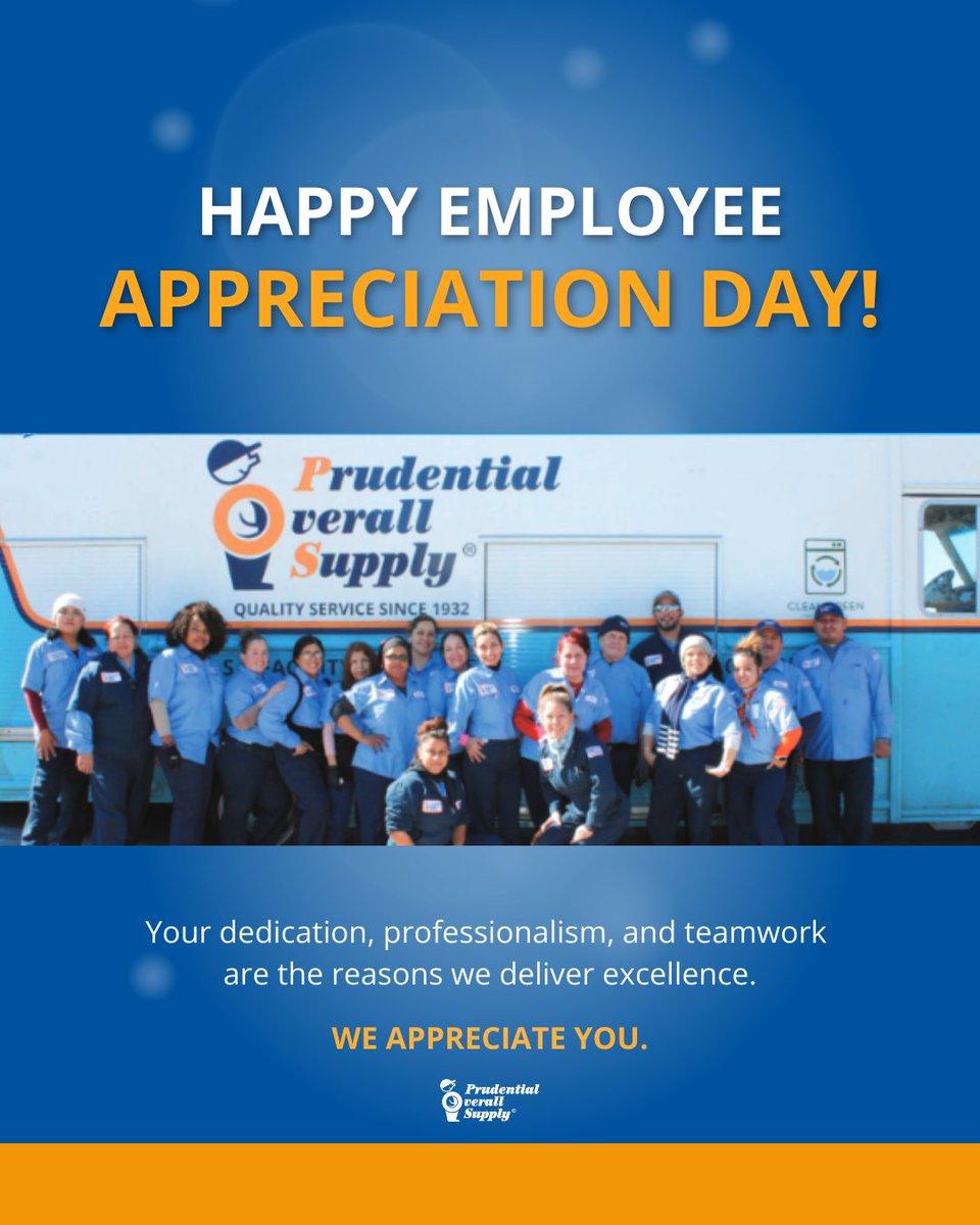We thank our team for their hard work and dedication. Your commitment keeps our operations running strong every day!