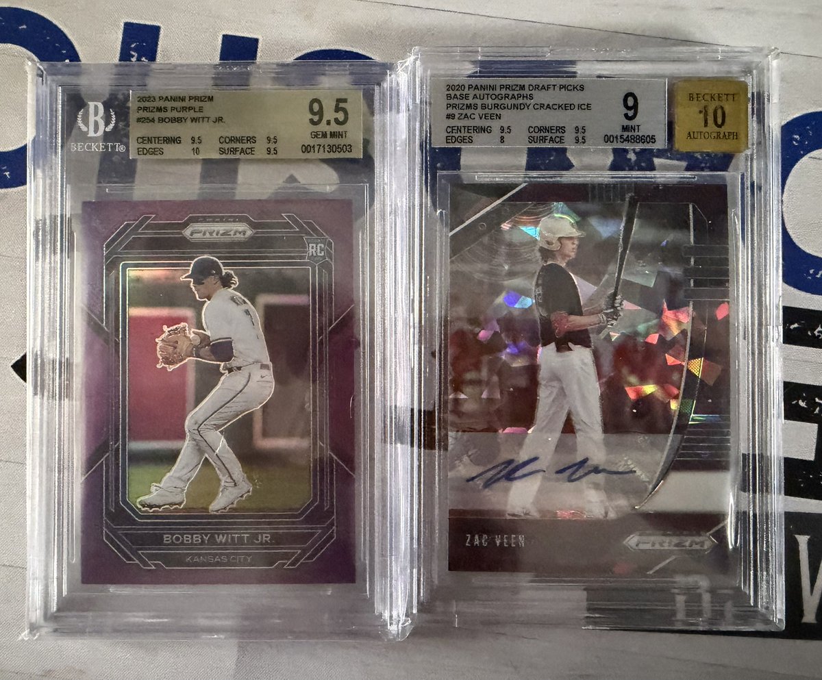 Shoutout to <a href="/BMM_Cards/">Benson</a> cards for the fun trade mail day. I saw that “full name” Zac Veen auto and had to own it.