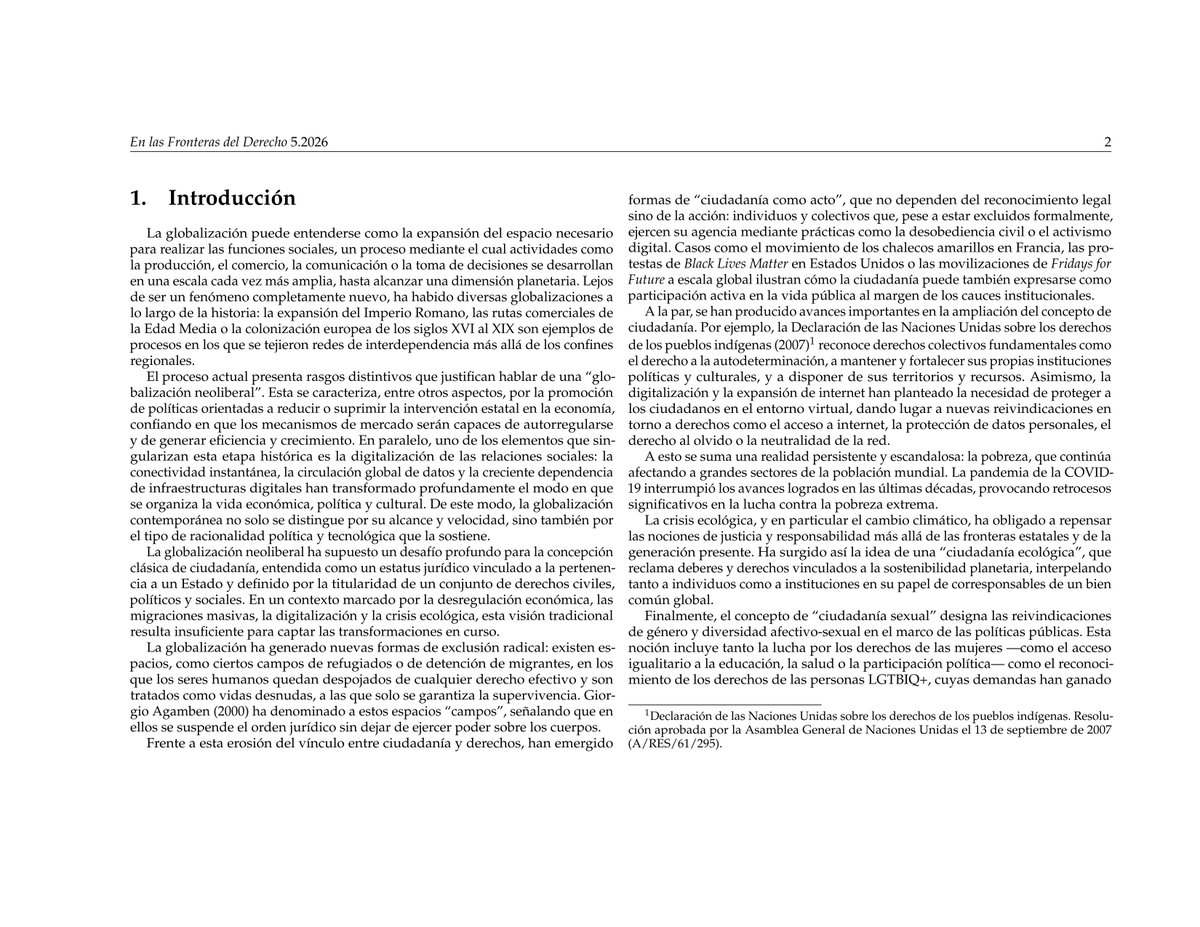 Revista En las Fronteras del Derecho tweet media