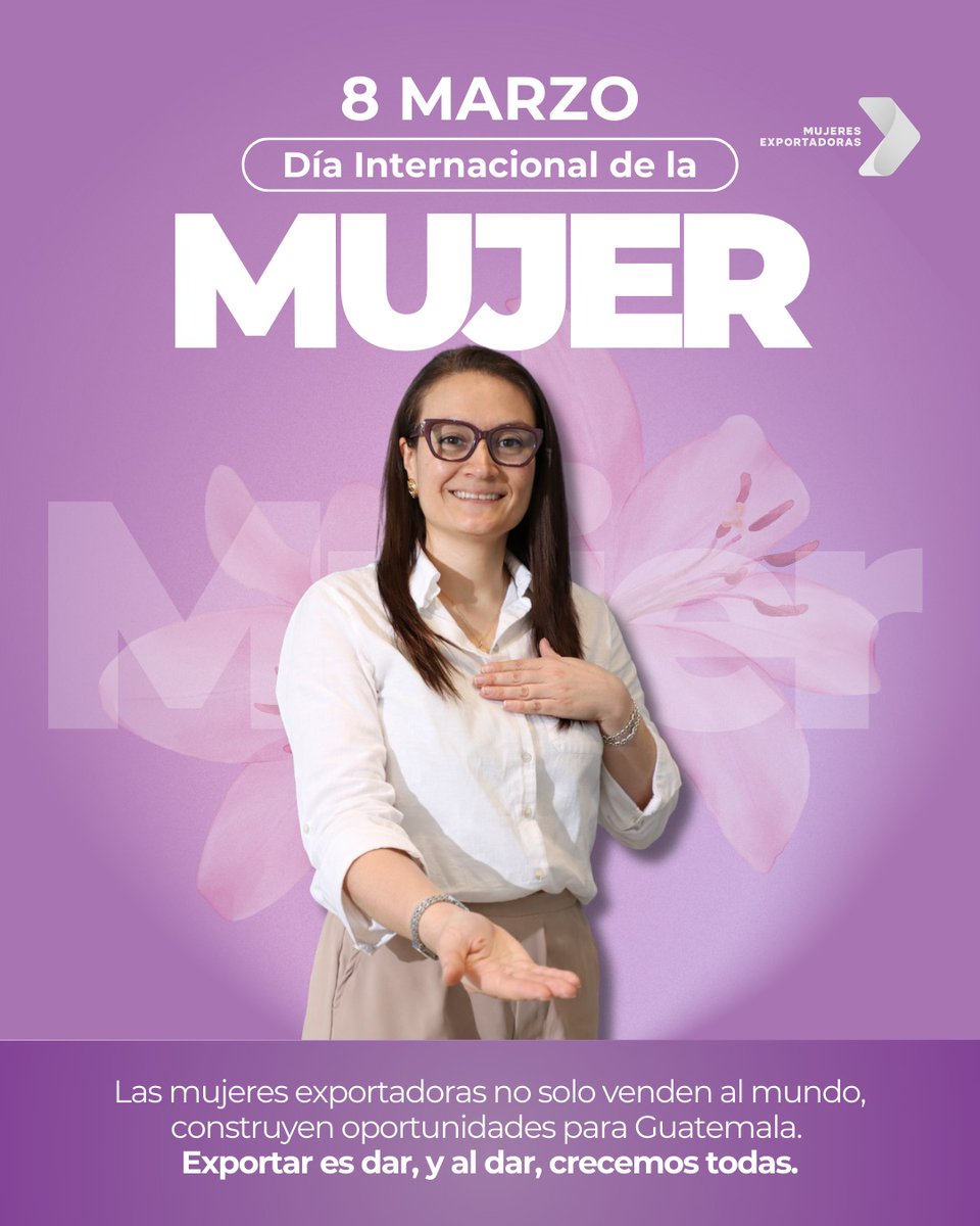 Más del 30% de asociados de AGEXPORT son mujeres que lideran empresas exportadoras. 👇

agexporthoy.export.com.gt/m62l