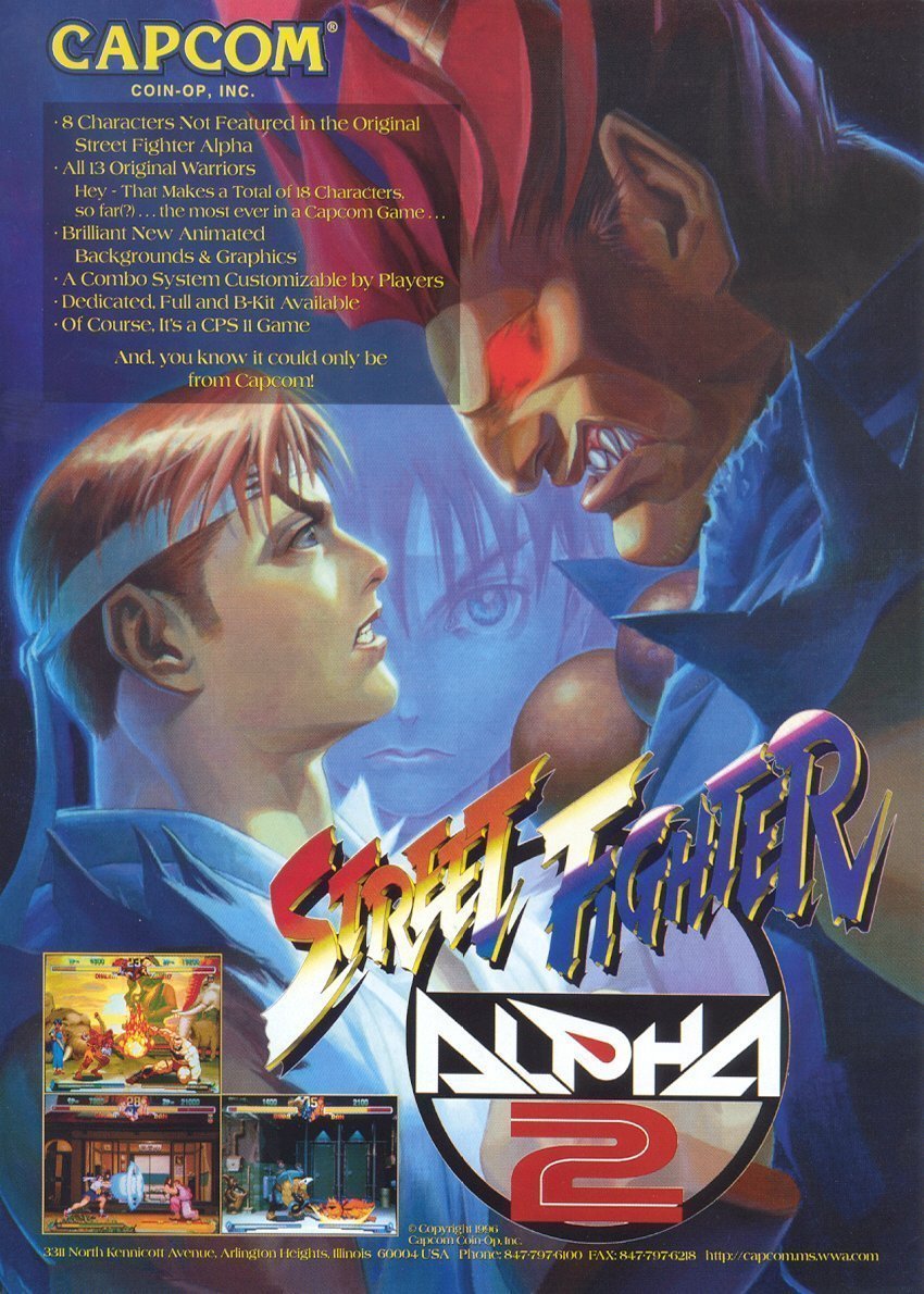 30 years ago today, Street Fighter Alpha 2 was released at arcades in NA. It was developed and published by Capcom.