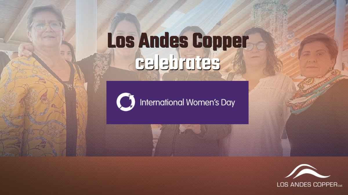 LosAndesCopper's tweet photo. #LosAndesCopper wishes our dedicated female staff and the women throughout our local communities a happy #InternationalWomensDay. We continue to support local female entrepreneurs through our successful 'Entrepreneurs of Putaendo' programme which was established to help our local communities where many of our employees live. 
 
 #IWD2026