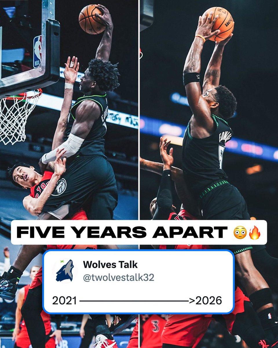 Different dunk. Same Ant 🐜

(h/t <a href="/twolvestalk32/">Wolves Talk</a>, via <a href="/Timberwolves/">Minnesota Timberwolves</a>)