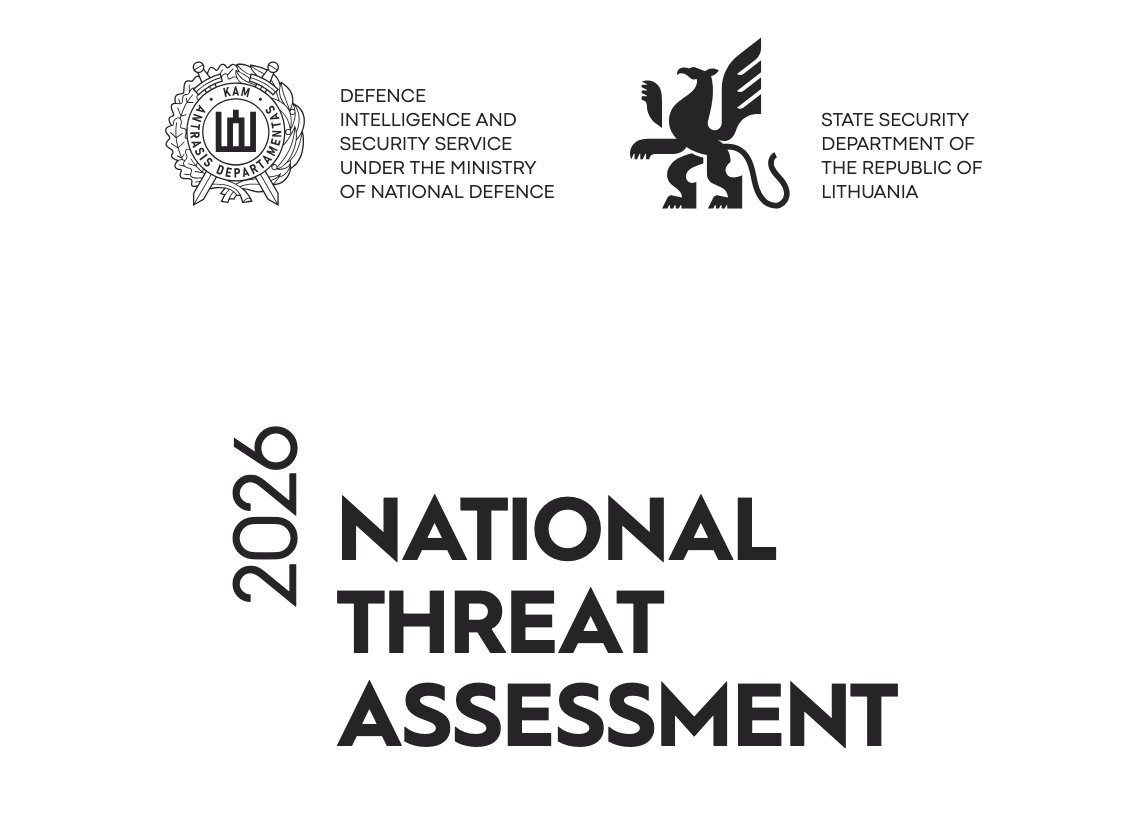NEW!!  Russia preparing for conflict with NATO as it adapts to sanctions, Lithuania's intel warns

Annual threat assessment says Kremlin is expanding military presence on eastern borders and shifting GRU tactics toward more destructive ‘kinetic operations’