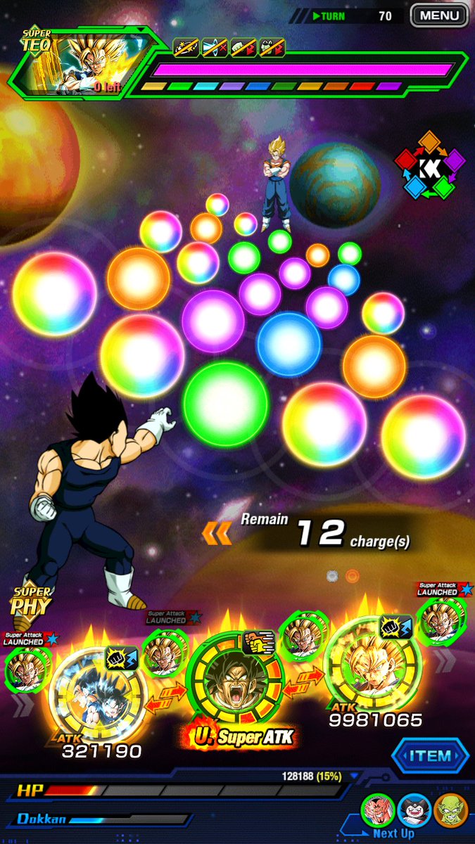 kitkras's tweet photo. @tjayerrday Manga Piccolo is better than Manga Buu, beacause you can delay the support that gives you more stats https://t.co/s8eplf0GR8