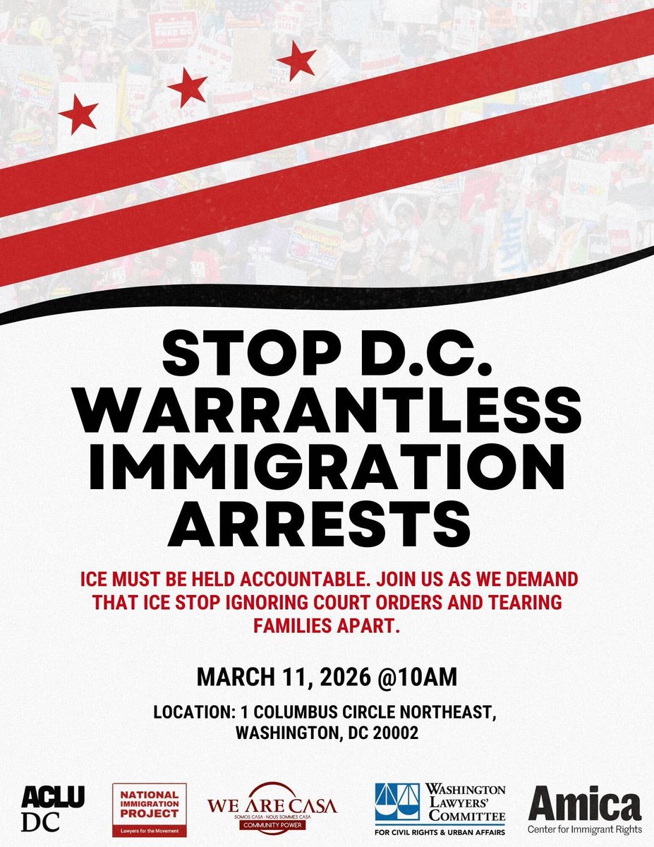 ACLU of the District of Columbia tweet media