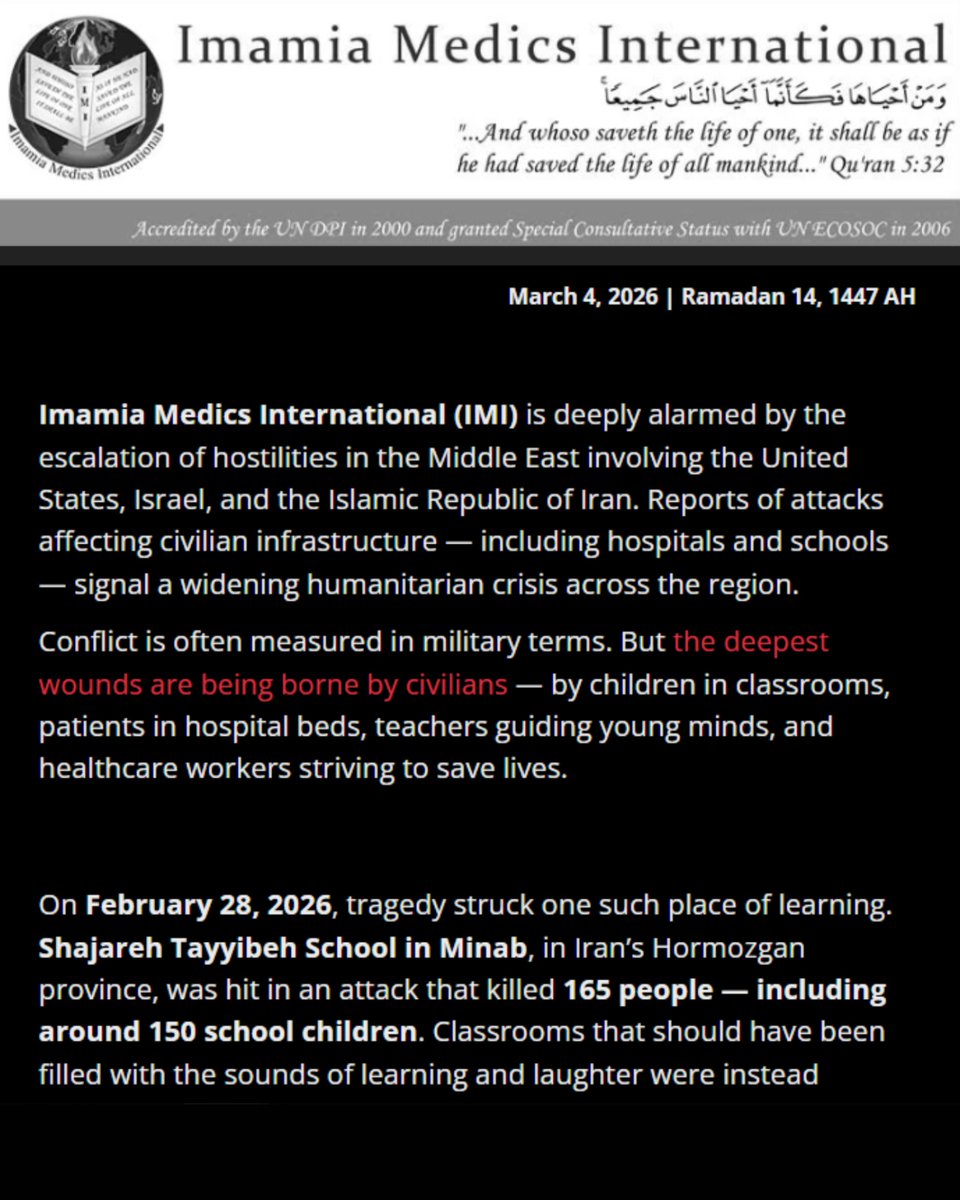 Imamia Medics International tweet media