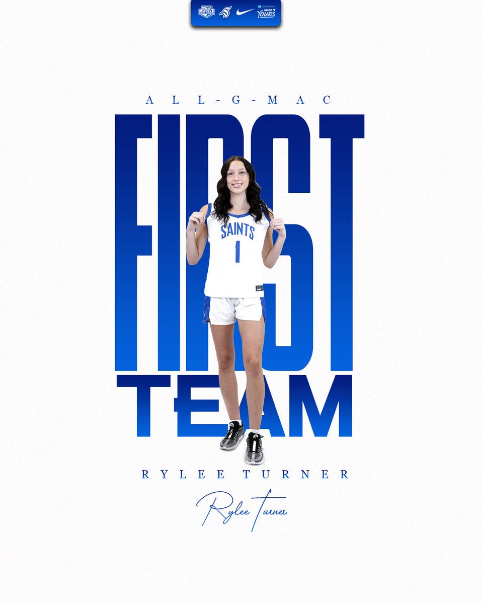 tmusaints's tweet photo. Congrats to Sereniti Webb &amp; Rylee Turner on being named First Team All-GMAC.

#LetsGoSaints https://t.co/K2VZznHXjl