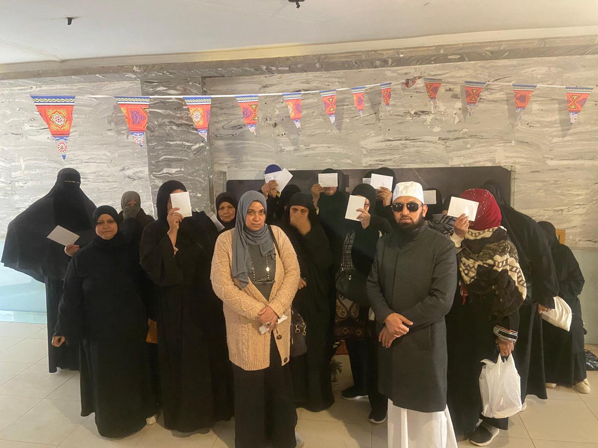 Alhamdulillah during a charity event in EGYPT for Widows and Orphans March 2026