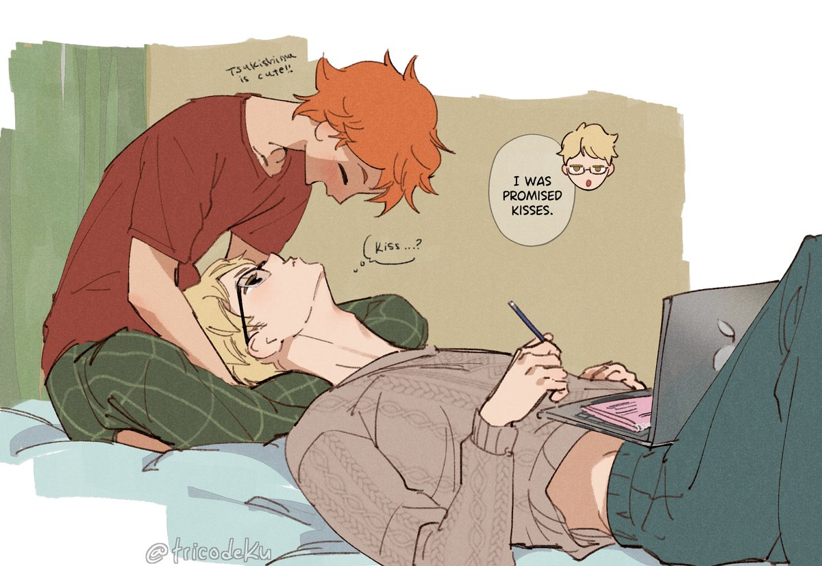 tricodeku's tweet photo. hinata's room is perfect for studying #tsukihina https://t.co/G7MBzdG7Tq
