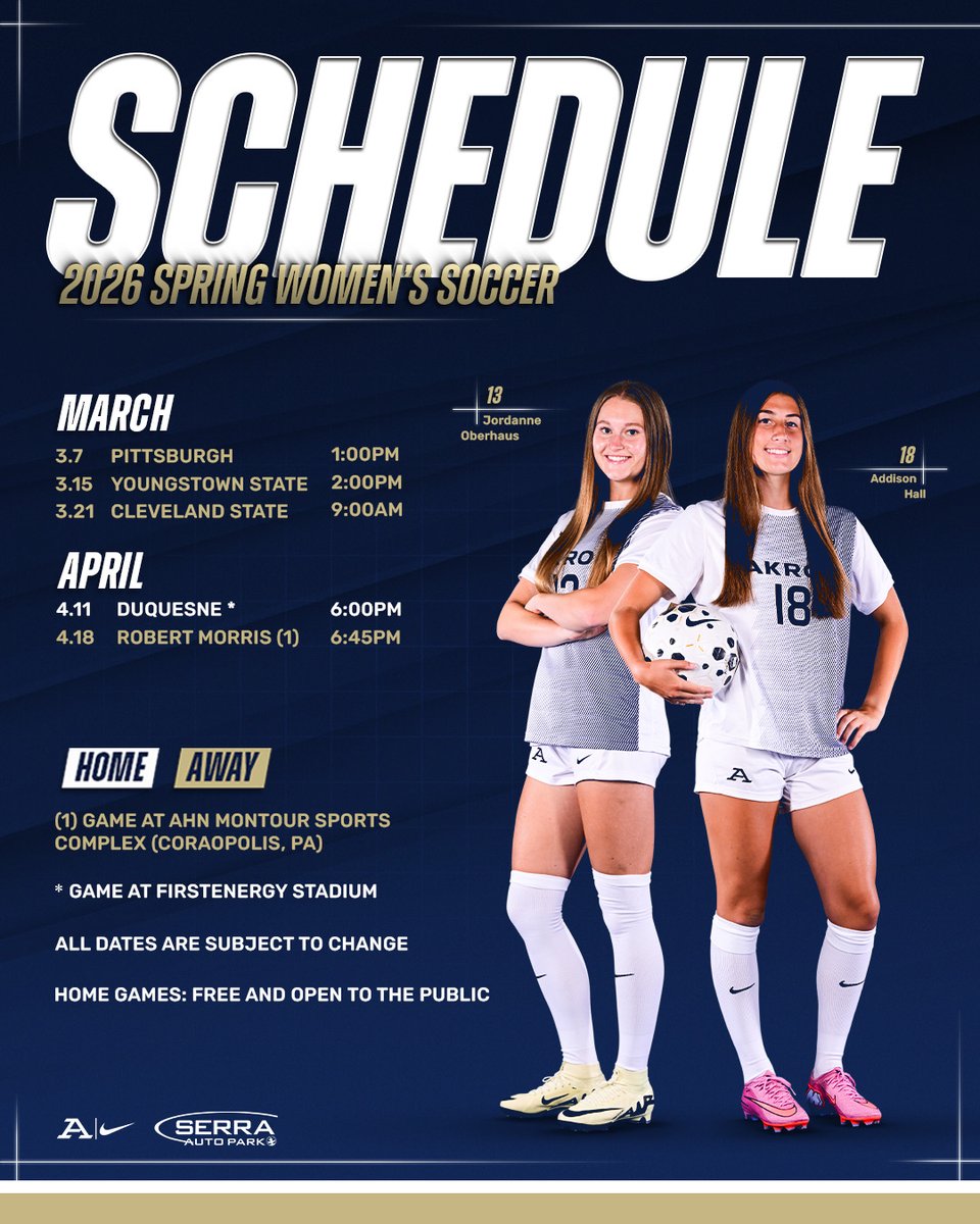 Akron Women's Soccer tweet media