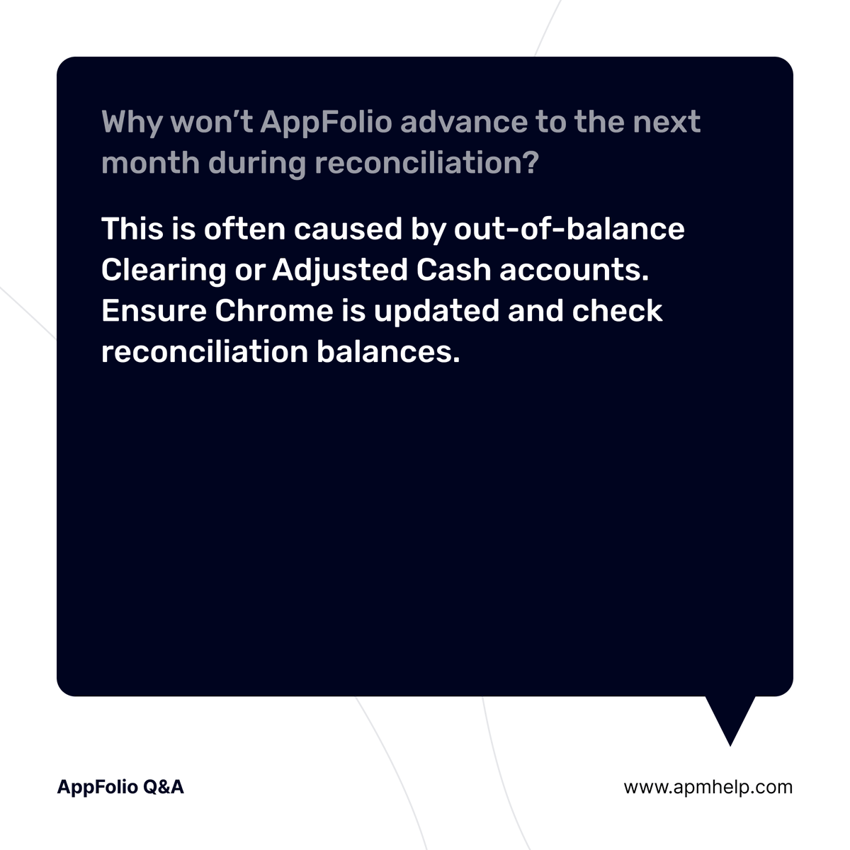 APMHelp's tweet photo. Our mission is to clean up the property management industry.

Every day our team answers questions from property managers. Now we’re answering yours here.

Drop your questions below or tag @APMHelp.

#PropertyManagement #APMHelp #PMTips #AskAnExpert #PMCommunity https://t.co/n4iVAvAqLF