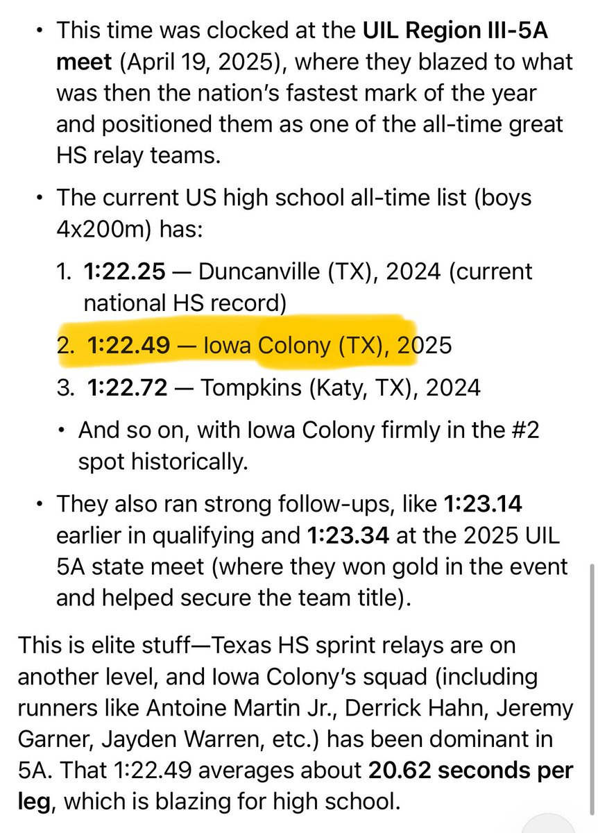 twanmartinjr_3's tweet photo. NOTHING LIKE TEXAS HS TRACK💨💨🔥 https://t.co/5wlhOcnTZT