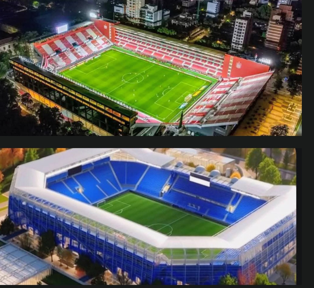 Adivinen cuál de los dos es el estadio más falopa de los dos, menos forma que un pochoclo
