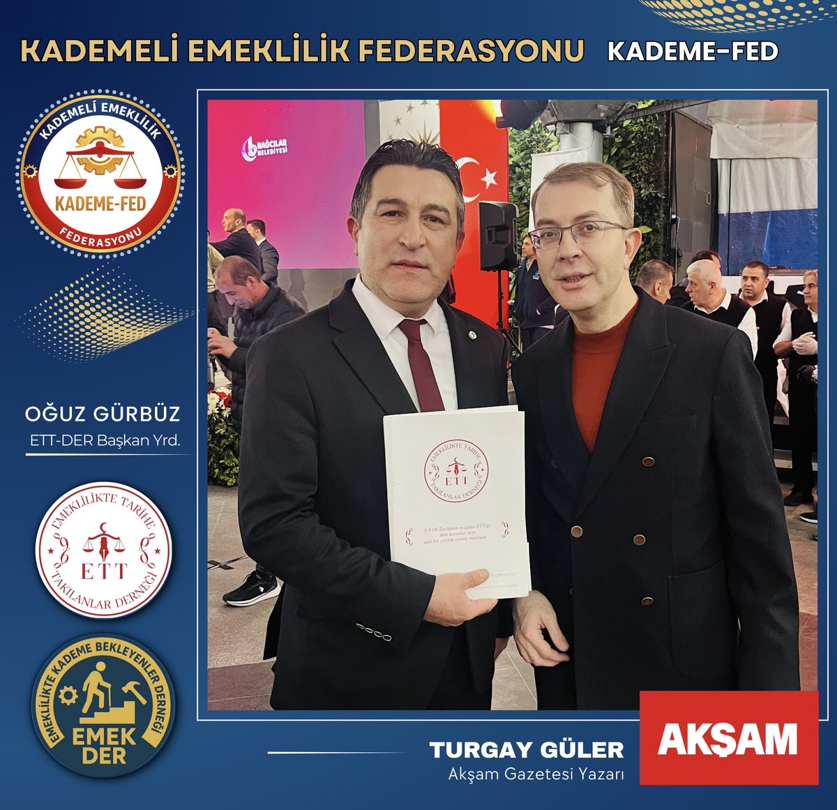 🟢 Aynı iş, aynı emek, aynı prim…
🟢 Ama 17-20 yıl geç emeklilik!

🟢 Bu farkın giderilmesi için kademeli emeklilik şart. ✔️✔️✔️

<a href="/KademeFed/">Kademeli Emeklilik Federasyonu</a> <a href="/EmekDerResmi/">EMEK-DER</a> <a href="/ETTDER1999/">🧭 EMEKLİLİKTE TARİHE TAKILANLAR DERNEĞİ</a>
#MilyonlarKademeDiyor