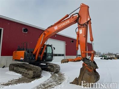 OntAg's tweet image. 2020 Hitachi ZX210LC 6N ⏬

42 inch dig bucket, 30 inch pads, 20 ton, H and H thumb hydraulic pin grabber, Deere or Cat controls, available at Cashtown Farms.

farms.com/used-farm-equi…

#Excavator
