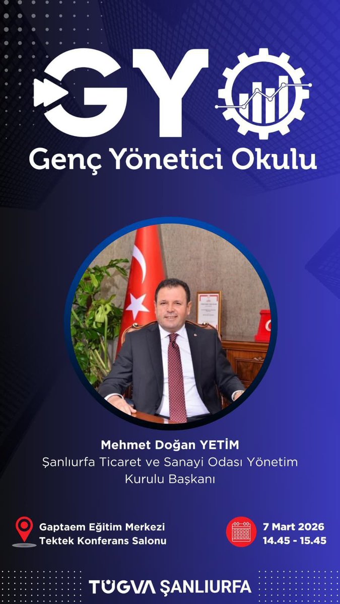 TayyarYetim's tweet photo. Şanlıurfa’da ticaretin gelişmesi ve gençlerimizin geleceğe daha güçlü hazırlanması adına gerçekleştirilecek bu programın çok verimli ve güzel sonuçlar doğuracağına inanıyorum.
Gençlerimizin vizyonunu genişletecek, ticarete ve üretime katkı sağlayacak her adım bizim için çok kıymetli.
Emeği geçen herkese teşekkür ediyor, programın şehrimize ve gençlerimize hayırlı olmasını diliyorum.
#Şanlıurfa #Gençlik #Ticaret #Gelecek #Üretim