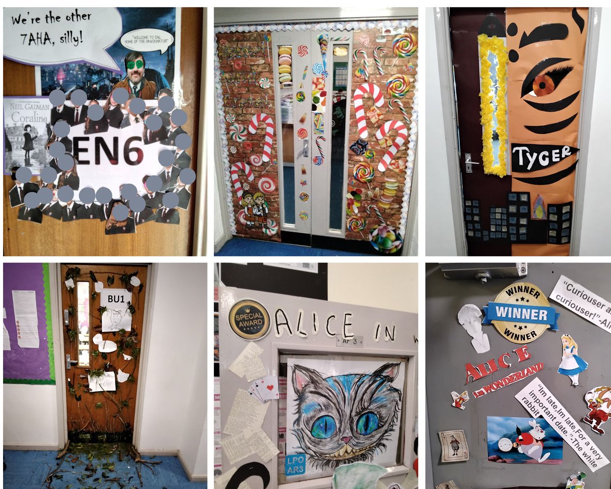 📚✨ We celebrated World Book Day by challenging each form to decorate their door with the book they’re reading for #HuxReads, and the creativity was incredible!
