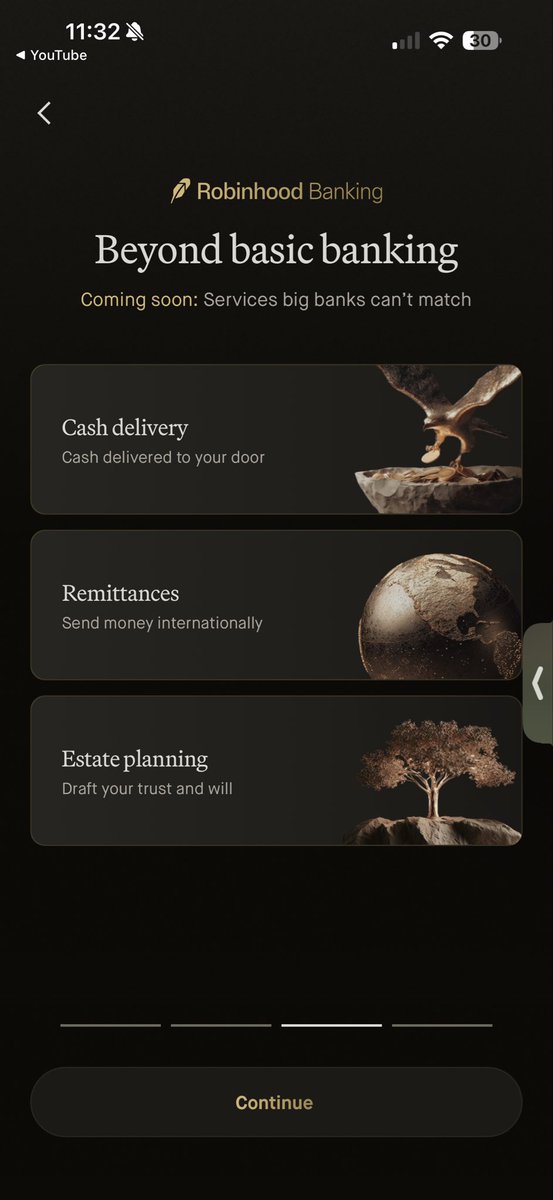 Top1Tradez's tweet photo. Is Robinhood Banking the next big thing? Cash delivery?? https://t.co/r1DV3avTch