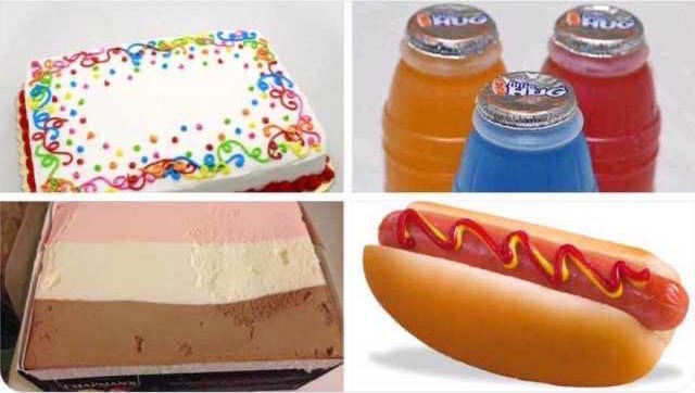 This was all you needed for a birthday party back in the day